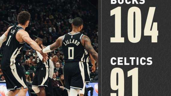 NBA - Bucks più determinati per una sera contro dei Celtics rimaneggiati