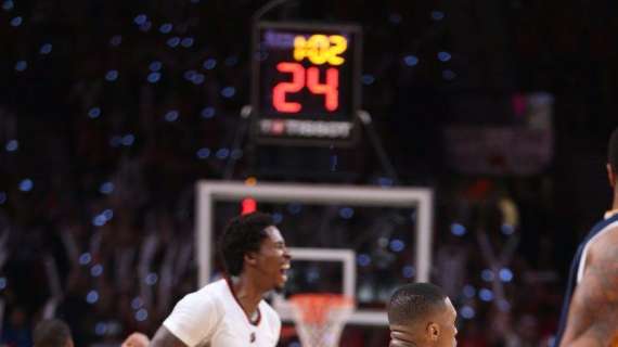 NBA - Il rush finale di Portland regala la vittoria sgli Utah Jazz