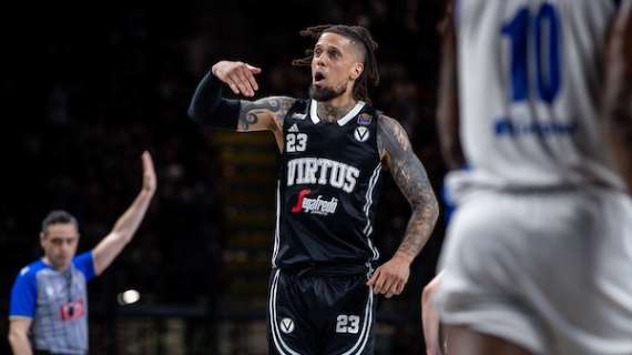 Virtus-Brescia, pagelle all'intervallo: Shengelia e Hackett guidano Bologna
