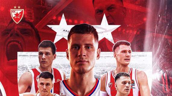 Stella Rossa Belgrado ai saluti con Nemanja Nedovic
