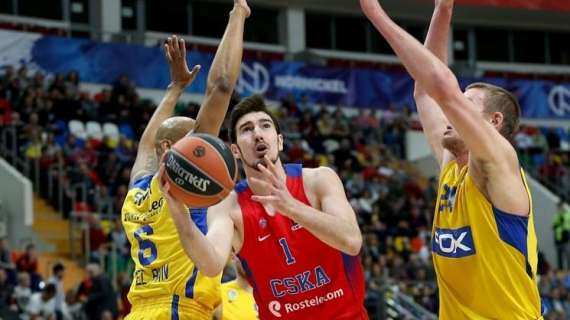 EuroLeague - Il Maccabi paga la brutta partenza in casa CSKA