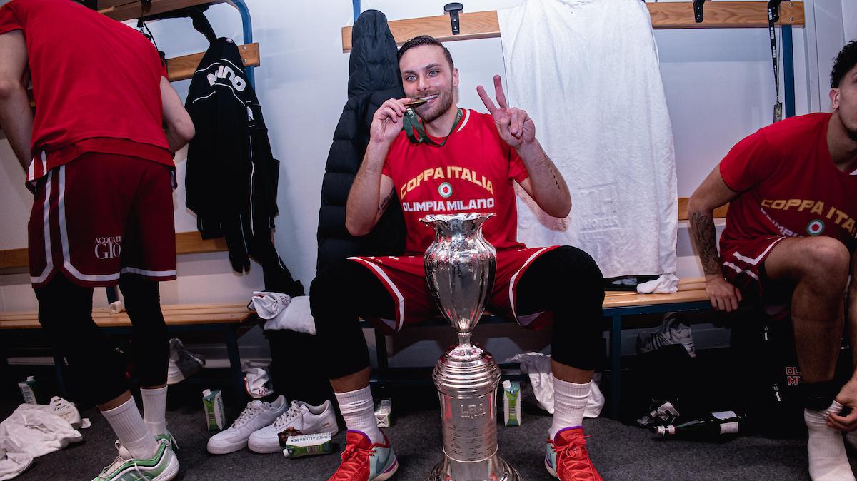 Olimpia Milano, Tonut: "Vinta la Coppa Italia restando compatti nelle difficoltà"