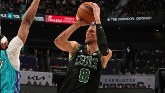 NBA - Sam Hauser eroe per una sera dei Celtics a Charlotte