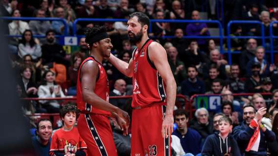 Olimpia, Mirotic e LeDay che coppia! I numeri dei due riferimenti di Milano