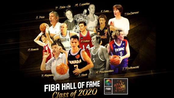 Steve Nash e Svetislav Pesic nella FIBA Hall of Fame