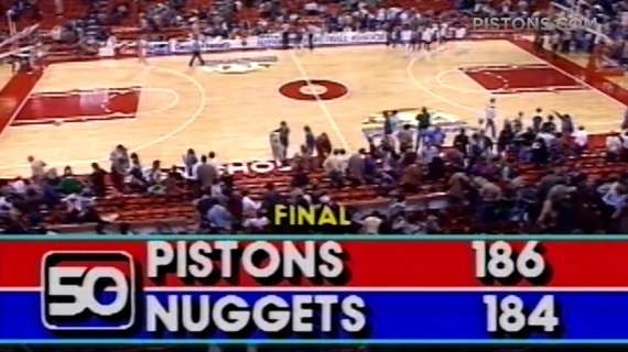 NBA - 13 Δεκεμβρίου 1983: Νάγκετς - Πίστονς, το παιχνίδι των ρεκόρ
