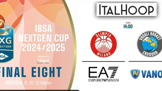 LIVE NextGen Cup Brescia - Lonati e l'Olimpia Milano battono la Vanoli Cremona