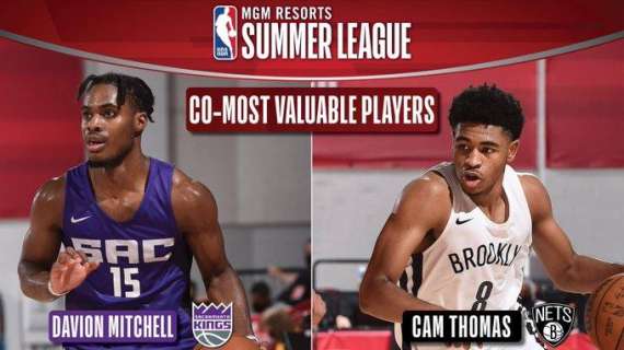 NBA - Davion Mitchell e Cam Thomas nominati Summer League co-MVPs