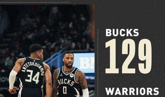 NBA - Senza Steph Curry i Warriors prendono la paga a Milwaukee