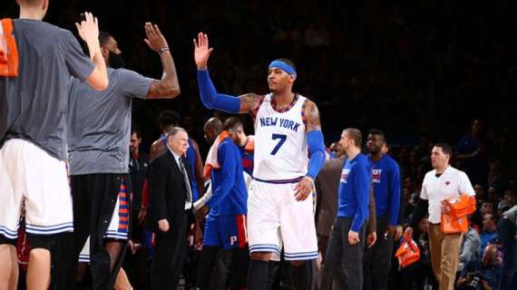 NBA - Carmelo Anthony "I Knicks? Una bella squadra, sulla carta..."