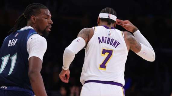 NBA - Lakers: Carmelo Anthony ha evitato un grave infortunio