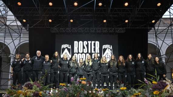 Presentazione dell’Apu e Women Apu Udine in Piazza Libertà