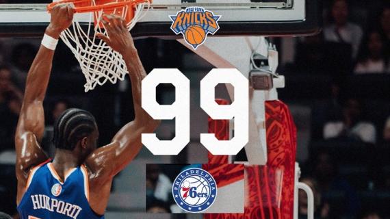 NBA Abu Dhabi Game: i Knicks battono i Sixers, Maxey ed Edgecombe brillano lo stesso