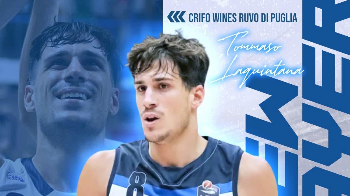 UFFICIALE A2 - Tommaso Laquintana nuovo giocatore della Liofilchem Roseto