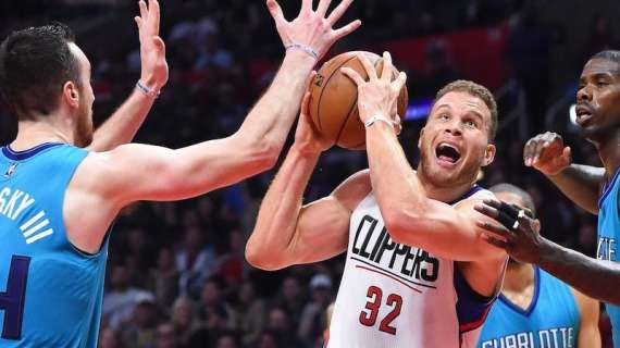 NBA - Overtime vincente per Griffin e i Clippers su Charlotte