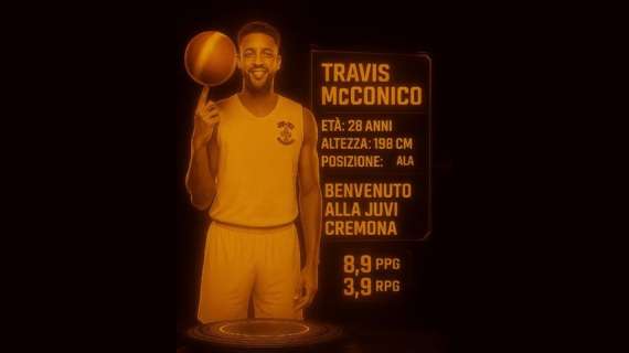 UFFICIALE A2 - Travis McConico è un nuovo giocatore della JuVi Cremona