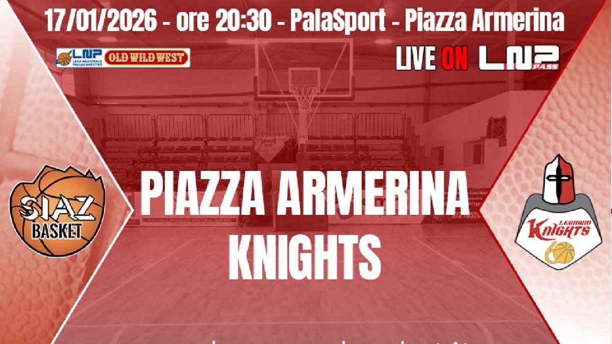 Serie B - Legnano Knights, sabato in Sicilia a Piazza Armerina