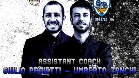 A2 - Eurobasket, Giulio Proietti e Umberto Zanchi gli asssistenti allenatori