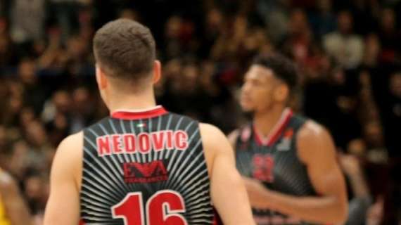 LBA - Nedovic: "C'è rammarico, ora la rivincita contro Sassari"