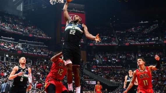 NBA - Gli Hawks sono disarmati contro i Bucks