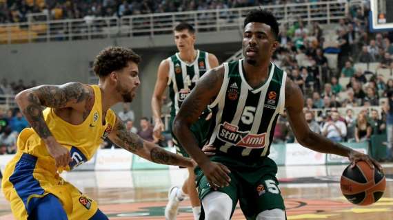 EuroLeague - All'Oaka il Panathinaikos supera il Maccabi con il rush finale