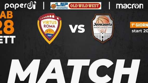 Serie B - Paperdi Caserta, un remake in arrivo con la Virtus Roma