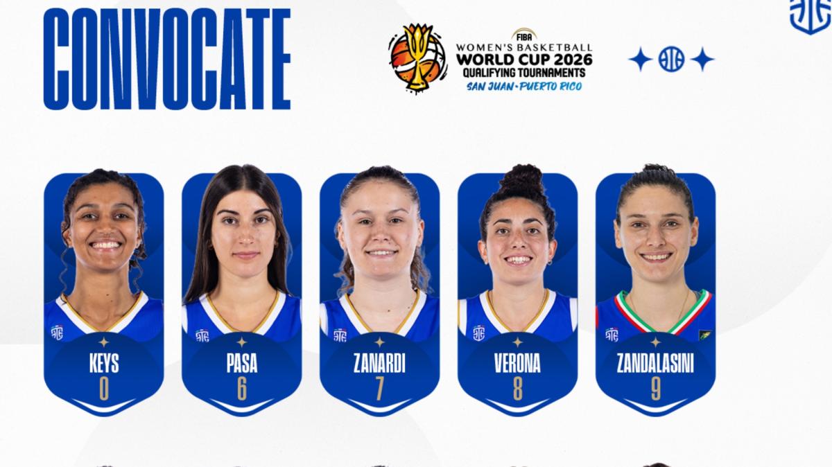 Italbasket Femminile, le Azzurre convocate per il Pre-Mondiale