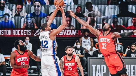 NBA - I Sixers infliggono una disfatta ai Rockets senza Westbrook