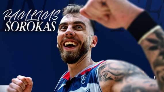 UFFICIALE A2 - Fortitudo Bologna, ecco l'annuncio di Paulius Sorokas