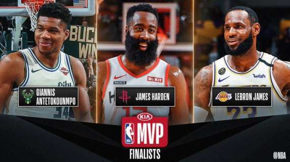 NBA - Il premio della stagione 2019/20 questa sera alle 20