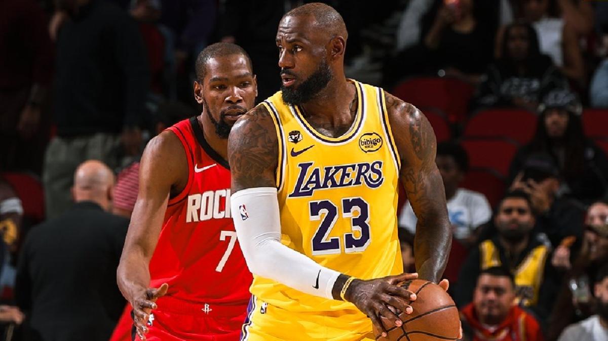 Lakers, sesta vittoria di fila: LeBron James e Doncic piegano i Rockets