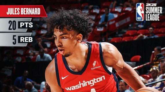 LV Summer League: i Wizards di Jules Bernard respingono l'assalto dei Kings