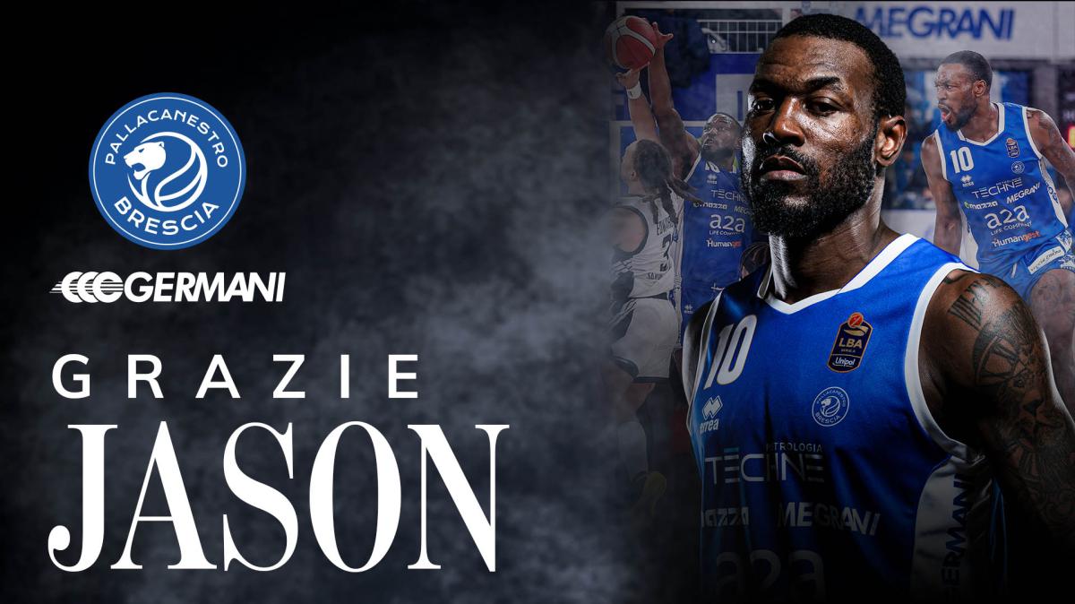 Germani Brescia ai saluti con Jason Burnell, pronto all'Olimpia