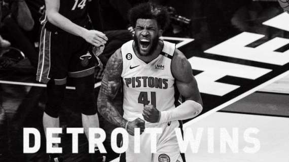 NBA - Clamoroso +20 dei Detroit Pistons in casa dei Miami Heat