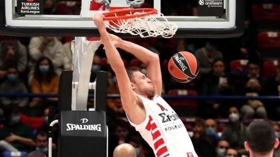 EuroLeague - Round 13 MVP: Sasha Vezenkov, Olympiacos Piraeus