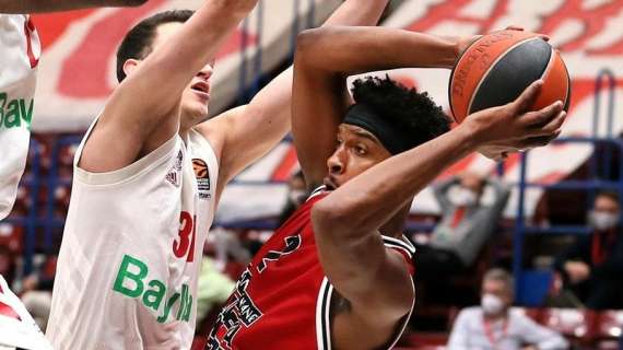 EuroLeague - Il buzzer di Leday regala all'Olimpia Milano la vittoria sul Bayern Monaco