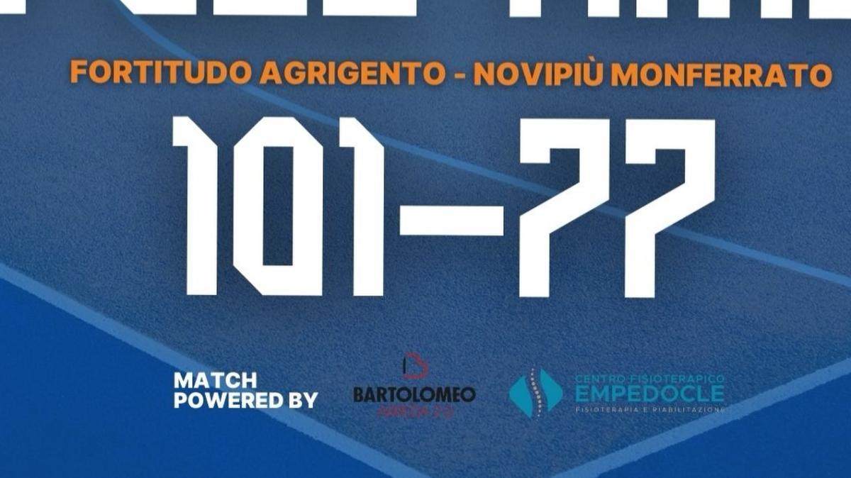 Serie B - Moncada Agrigento, schiacciante vittoria sulla Novipiù Monferrato