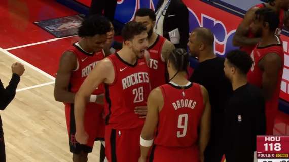 NBA - Phila forza l'overtime con Maxey, ma è Houston a spuntarla