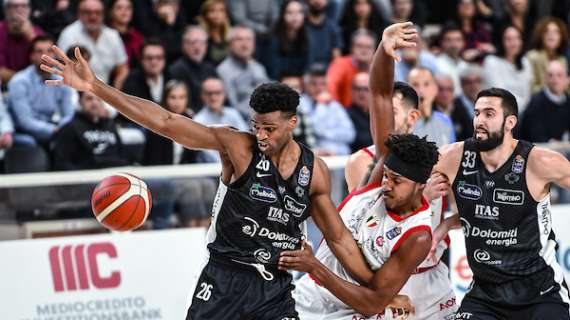 LBA highlights: il tracollo dell'Olimpia Milano in casa della Dolomiti Energia Trentino