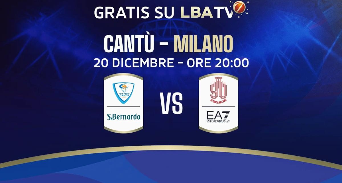 Acqua S.Bernardo Cantù - EA7 Emporio Armani Milano disponibile gratuitamente su LBATV