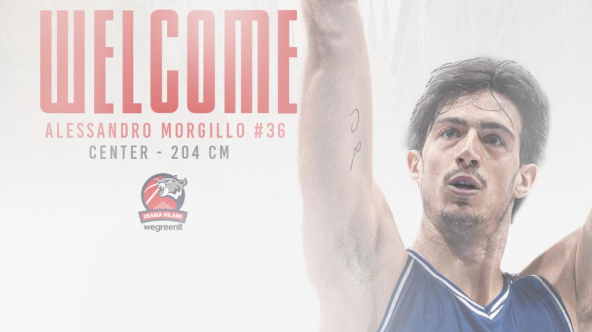 UFFICIALE A2 - Urania Milano si rinforza con Alessandro Morgillo