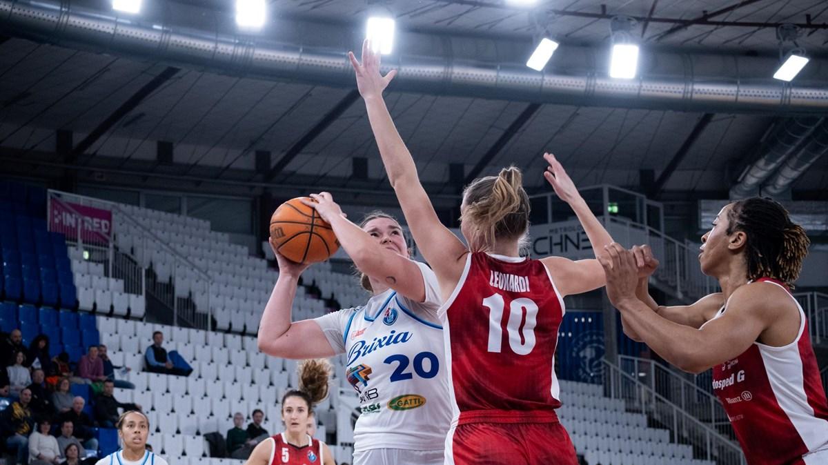 A1 F - Brixia con la testa già ai play out perde in casa contro Derthona
