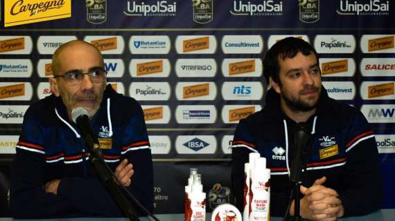 LBA - I coach Paolo Calbini e Luca Pentucci presentano #CremonaPesaro