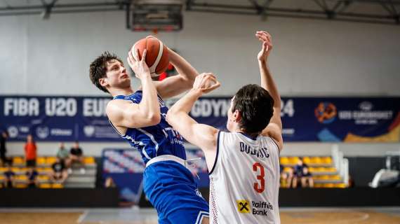 Italbasket U20, Europei: Azzurri vincenti contro la Serbia, domenica l’ultimo atto