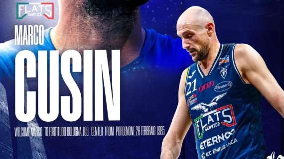 UFFICIALE A2 - Marco Cusin torna alla Fortitudo Bologna: ecco l'annuncio