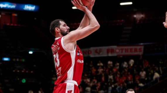 Olimpia, Nikola Mirotic alla seconda miglior prova in Serie A contro Trapani