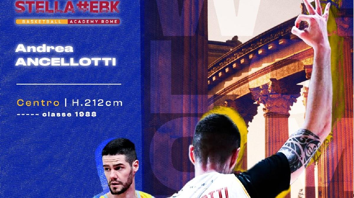 Serie B - L’Olidata Stella #EBK alza il muro sotto canestro: Andrea Ancellotti 