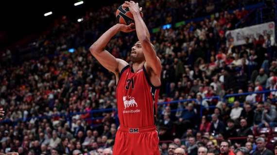 LIVE - L'Olimpia Milano supera l'ostacolo Monaco in volata