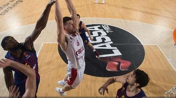 EuroLeague - Il CSKA è più solido nel finale e sbanca il Palau Blaugrana
