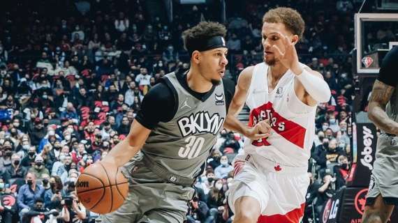 NBA - I Toronto Raptors raddoppiano contro i Brooklyn Nets